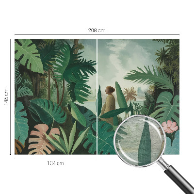 Moderní fototapeta na míru Exotická džungle