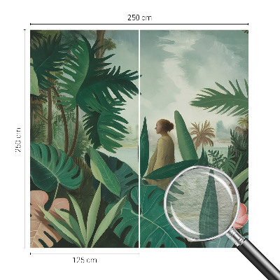 Moderní fototapeta na míru Exotická džungle