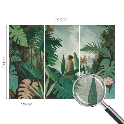 Moderní fototapeta na míru Exotická džungle