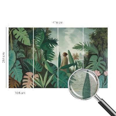 Moderní fototapeta na míru Exotická džungle