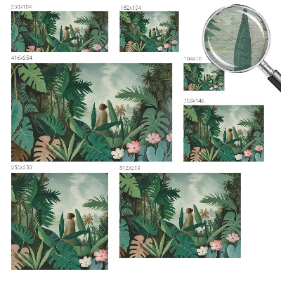 Moderní fototapeta na míru Exotická džungle