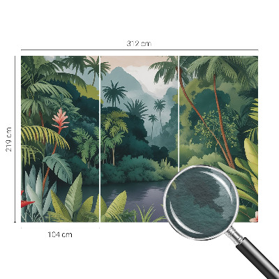 Vliesová fototapeta na zeď Exotické scenérie