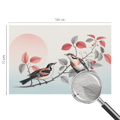 Vliesová fototapeta do obýváků Sedící ptáci