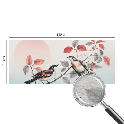 Vliesová fototapeta do obýváků Sedící ptáci