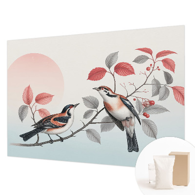 Vliesová fototapeta do obýváků Sedící ptáci