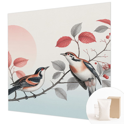 Vliesová fototapeta do obýváků Sedící ptáci