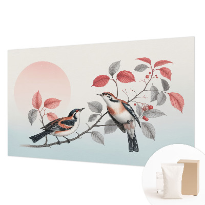 Vliesová fototapeta do obýváků Sedící ptáci