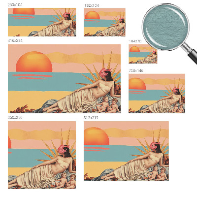 Vliesová fototapeta pro děti Západ surrealismu