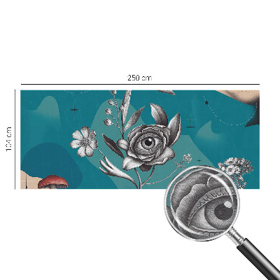Fototapeta na míru do obýváku Květinové oko