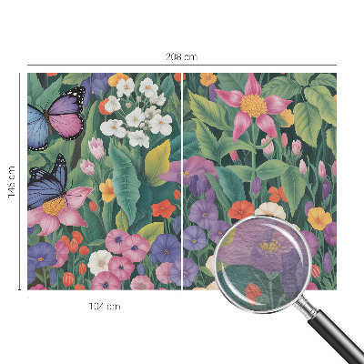 Vliesová fototapeta s potiskem Květinová exploze