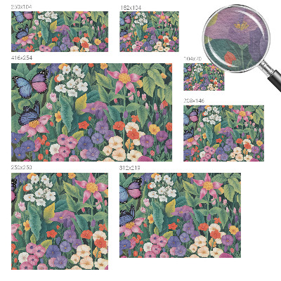 Vliesová fototapeta s potiskem Květinová exploze