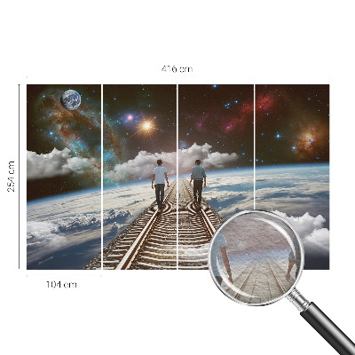 3D fototapeta Vesmírná cesta