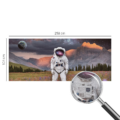 Fototapeta s potiskem na vliesu Kosmická krajina