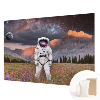 Fototapeta s potiskem na vliesu Kosmická krajina