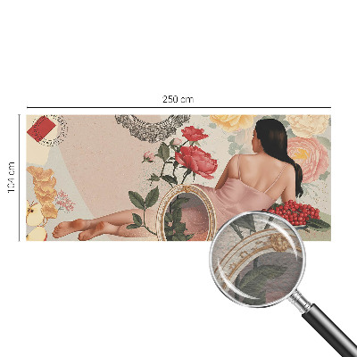 Vliesová fototapeta pro děti Květinová elegance
