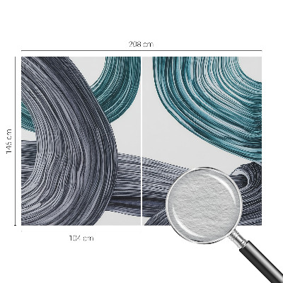 3D fototapeta Tekutinové linky