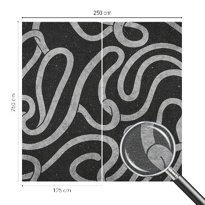 Fotografická tapeta na vliesu Zkroucené tvary