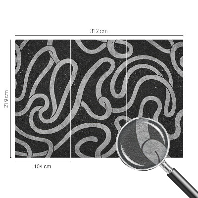 Fotografická tapeta na vliesu Zkroucené tvary