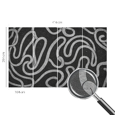 Fotografická tapeta na vliesu Zkroucené tvary