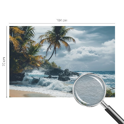 Fototapeta s potiskem na vliesu Exotická pláž