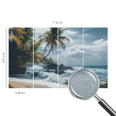 Fototapeta s potiskem na vliesu Exotická pláž