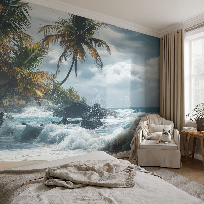 Fototapeta s potiskem na vliesu Exotická pláž