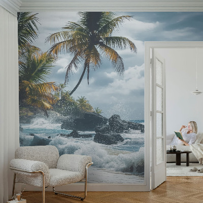 Fototapeta s potiskem na vliesu Exotická pláž