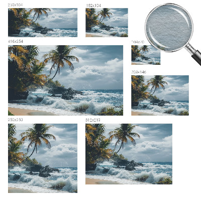 Fototapeta s potiskem na vliesu Exotická pláž