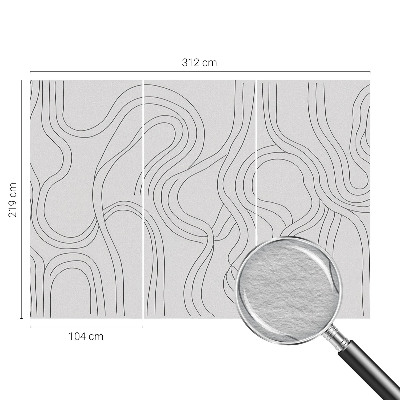 Moderní fototapeta na míru Organické linie