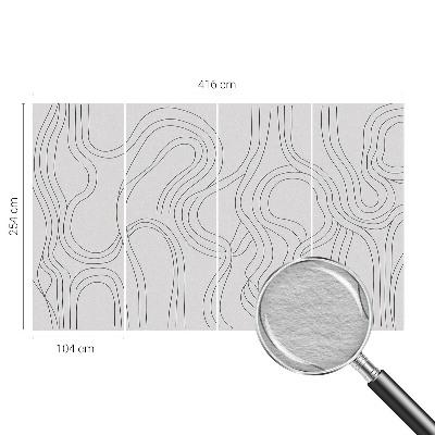 Moderní fototapeta na míru Organické linie