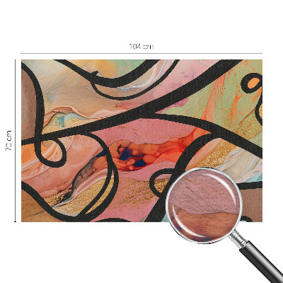 Fototapeta do ložnice Barevný pohyb