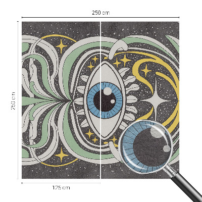 Fototapeta s potiskem na vliesu Symetrické oko