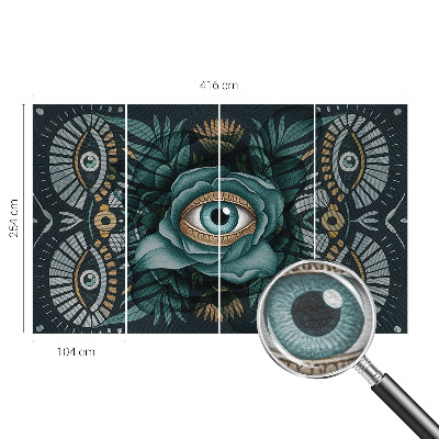 Moderní fototapeta na míru Květinové oko