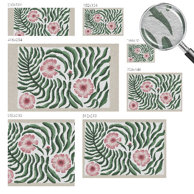 Vliesová fototapeta do obýváků Květiny listy