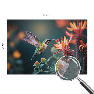 Fotografická tapeta na vliesu Květiny kolibříka