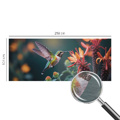 Fotografická tapeta na vliesu Květiny kolibříka