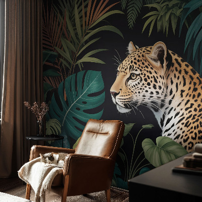 Fototapeta na míru do ložnice Exotický leopard