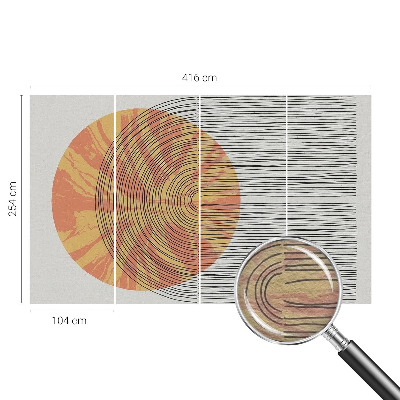 3D fototapeta Kruh s čarami