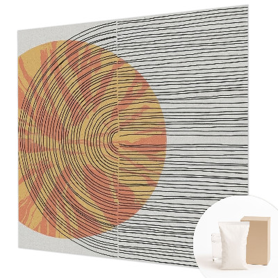3D fototapeta Kruh s čarami