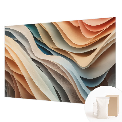 Fototapeta do ložnice Vlnité tvary