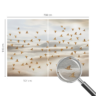 Dekorativní fototapeta na zeď Ptáci za letu