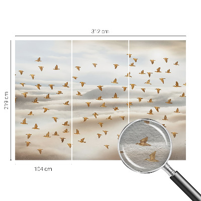 Dekorativní fototapeta na zeď Ptáci za letu