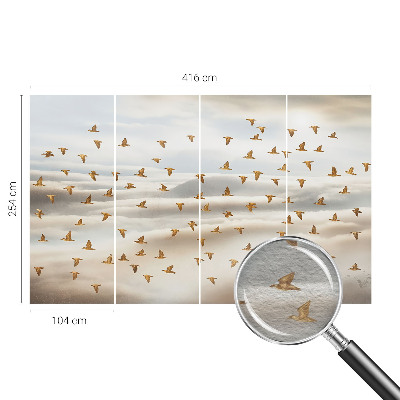 Dekorativní fototapeta na zeď Ptáci za letu