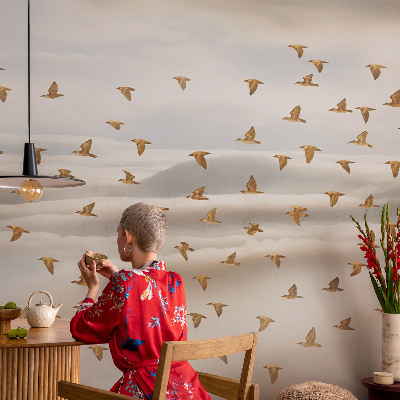 Dekorativní fototapeta na zeď Ptáci za letu