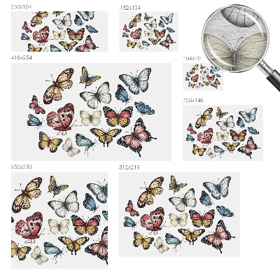 Fotografická tapeta na vliesu Ráj motýlů