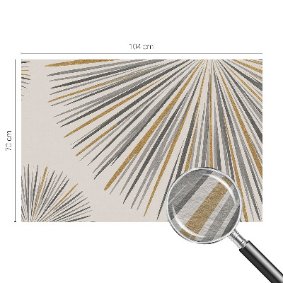 Fototapeta na míru do ložnice Geometrické vějíře