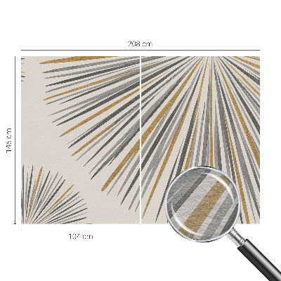 Fototapeta na míru do ložnice Geometrické vějíře