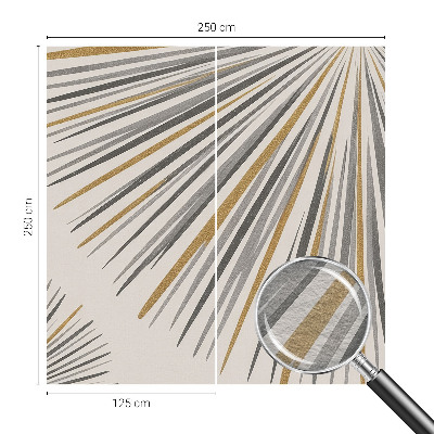 Fototapeta na míru do ložnice Geometrické vějíře