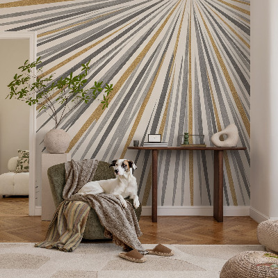 Fototapeta na míru do ložnice Geometrické vějíře