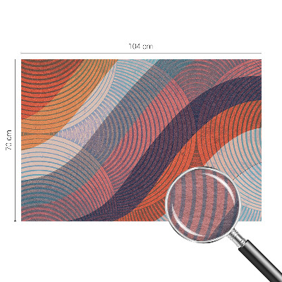 3D fototapeta Barevné vlny